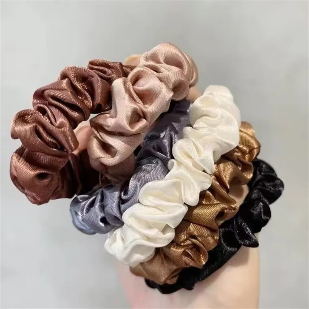 6Pcs Soft Satin Hair Scrunchie - Travel Accessories For Girls 评论和价格