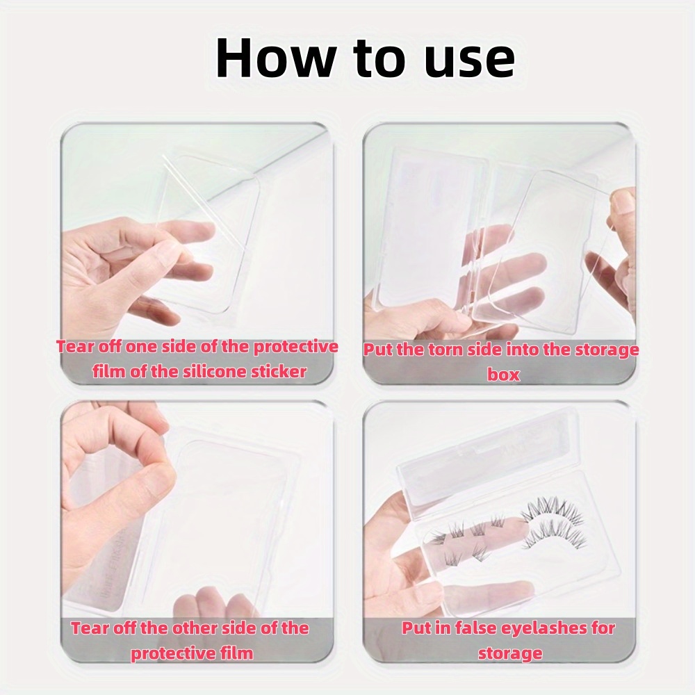 Portable False Eyelashes Stora - Travel Accessories Organizer Case 评论和价格