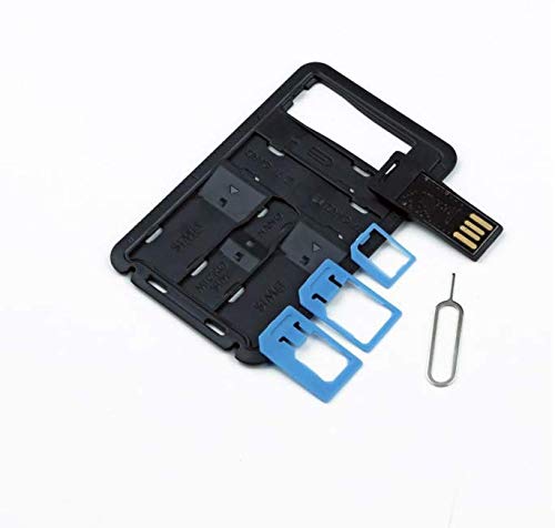 5 in 1 Universal Mini SIM Card - Sim Card Holder Case 评论和价格