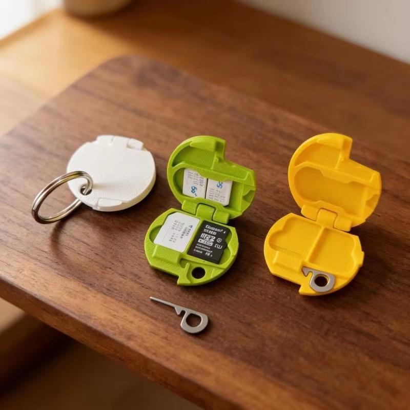 3D Printed Portable SIM & TF C - Sim Card Holder Case 评论和价格