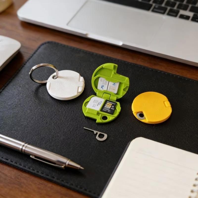 3D Printed Portable SIM & TF C - Sim Card Holder Case 评论和价格