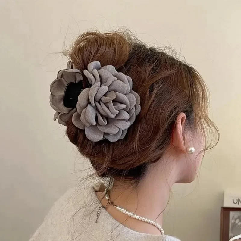 French Fabric Rose Flower Hair - Travel Accessories For Girls 评论和价格