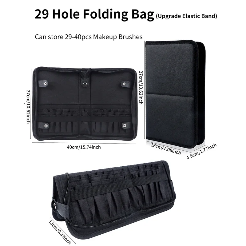 29/23 Holes Foldable Makeup Br - Travel Accessories Toiletries 评论和价格