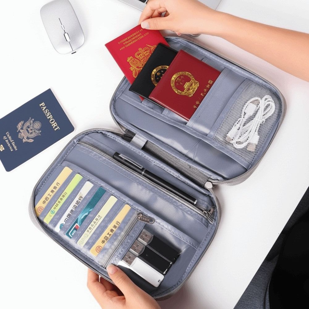 Creative Solid Color Passport  - Travel Accessories Bag For Men 评论和价格