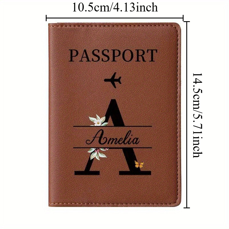 Personalized Brown Passport Ho - Travel Accessories Present 评论和价格