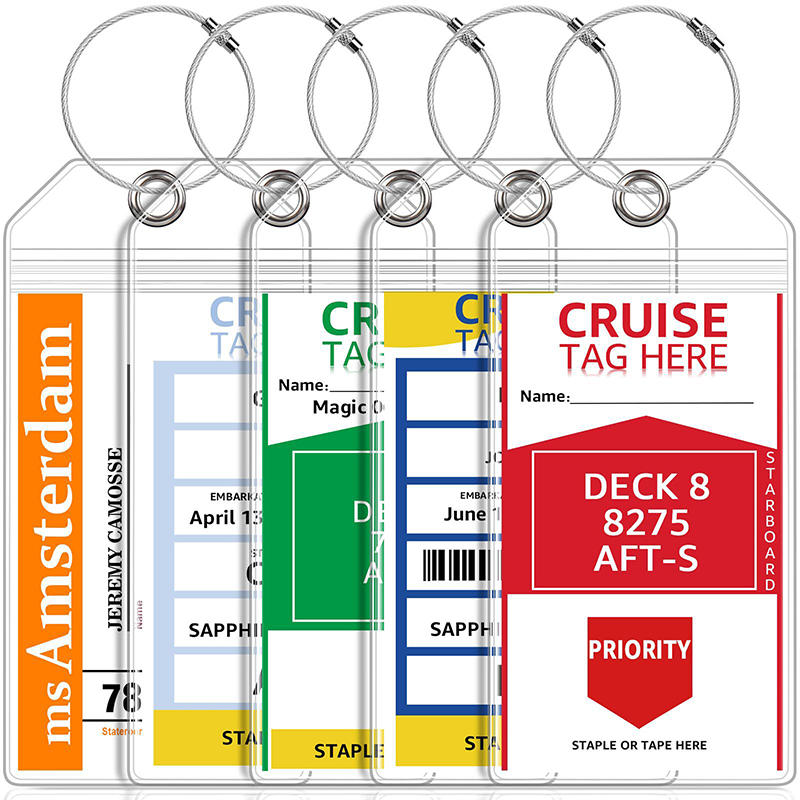 5pcs/Set Cruise Luggage Tags W - Qantas Travel Accessories 评论和价格