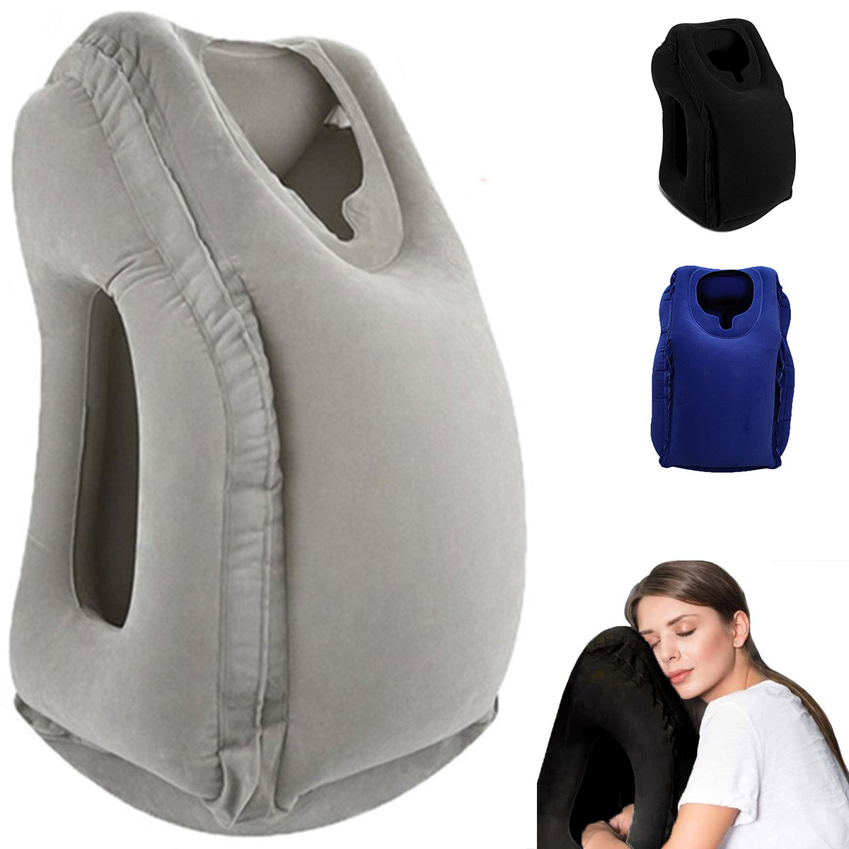 Inflatable Travel Pillow,Trave - Travel Accessories Long Haul 评论和价格