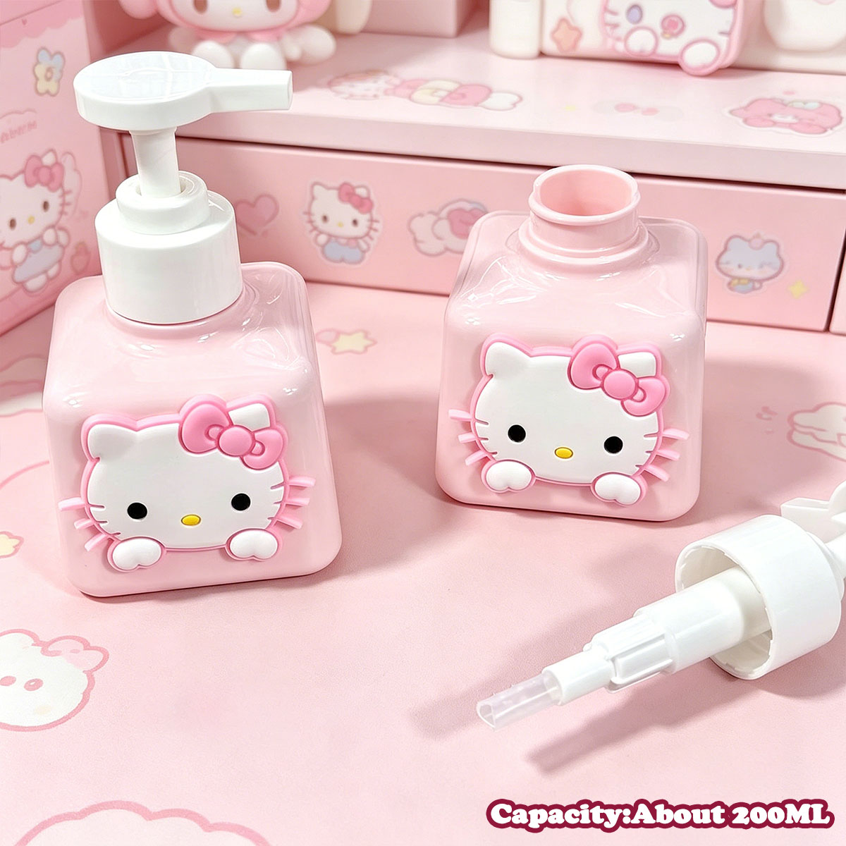 Hello Kitty Emulsion Bottling  - Travel Accessories Toiletries 评论和价格