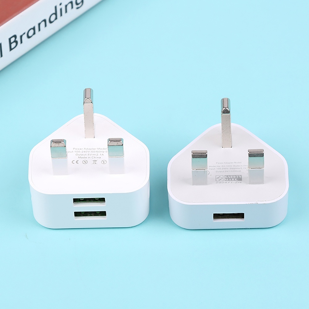 2in1 USB UK Plug 3 Pin Wall Ch - Travel Accessories Uk 评论和价格