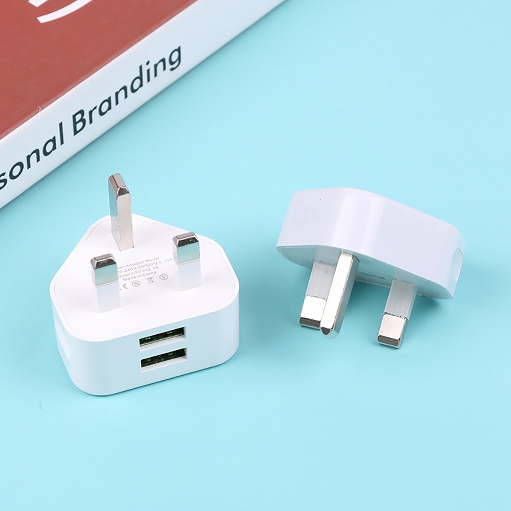 2in1 USB UK Plug 3 Pin Wall Ch - Travel Accessories Uk 评论和价格