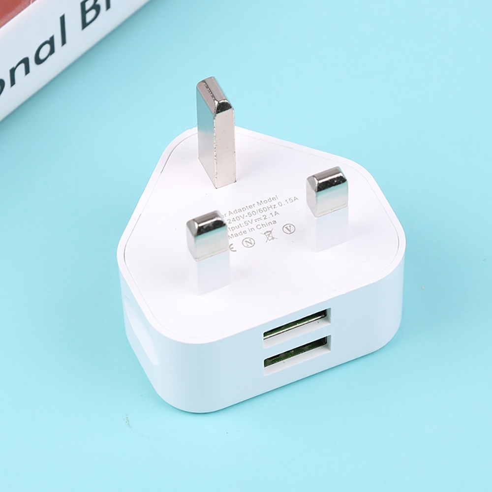 2in1 USB UK Plug 3 Pin Wall Ch - Travel Accessories Uk 评论和价格